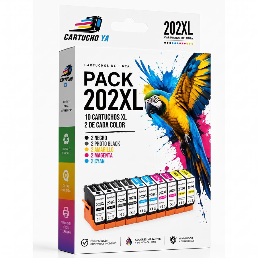 Cartuchos compatibles con Epson 202XL