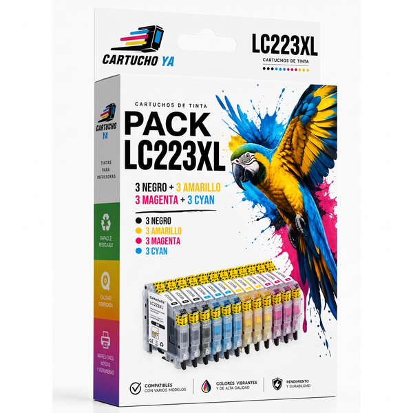 Cartuchos compatibles con Brother LC223XL