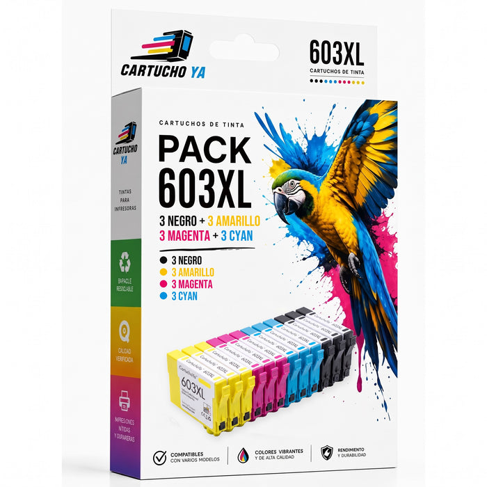 Cartuchos compatibles con Epson 603XL