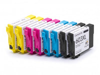 Pack 2N+2C: 8 cartuchos (2 negro, 2 cian, 2 magenta, 2 amarillo) compatibles Epson 603XL CartuchoYa