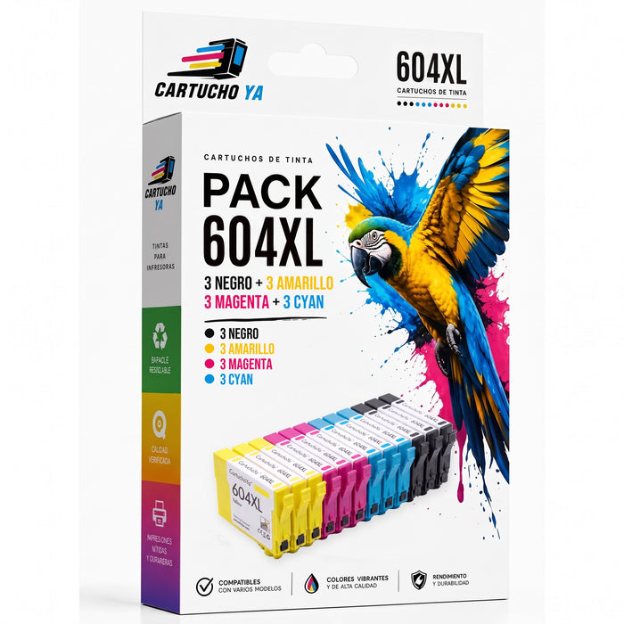 Cartuchos compatibles con Epson 604XL
