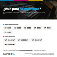 Impresoras Epson compatibles con los cartuchos 604XL