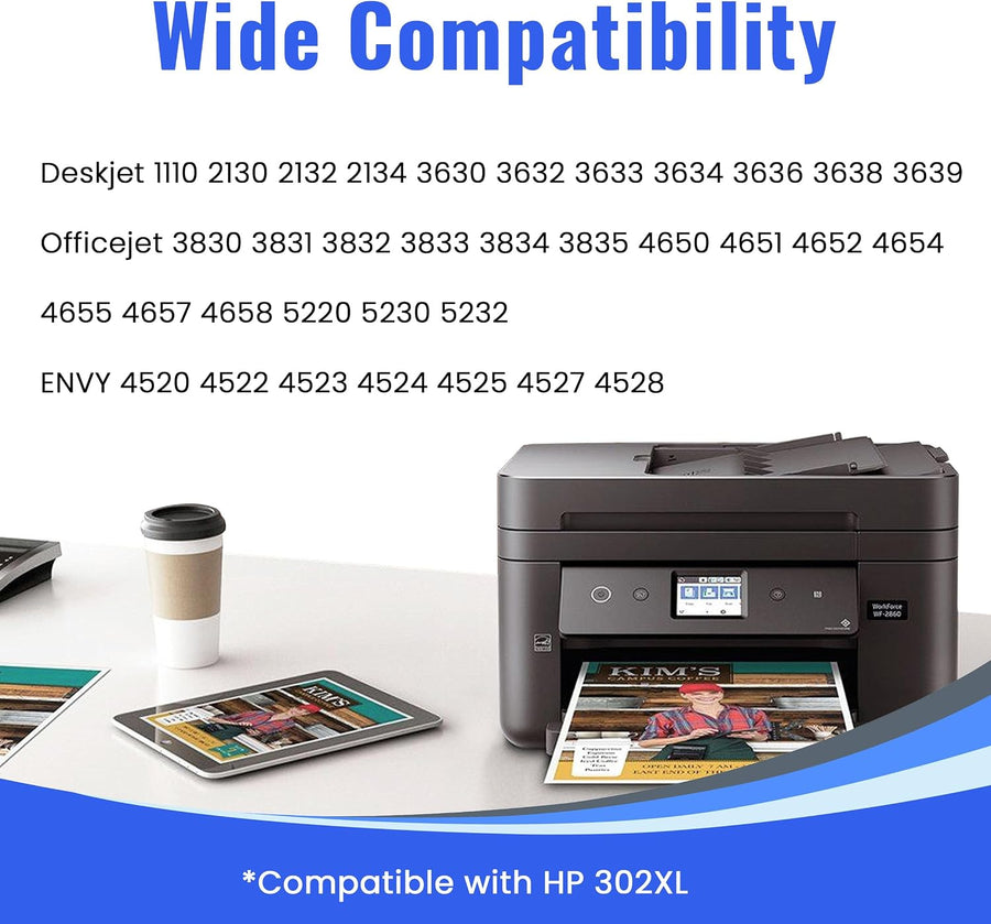 Cartuchos compatibles con HP 302XL