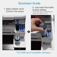 Botellas de tinta compatibles con Epson EcoTank 101, 102, 103 y 104