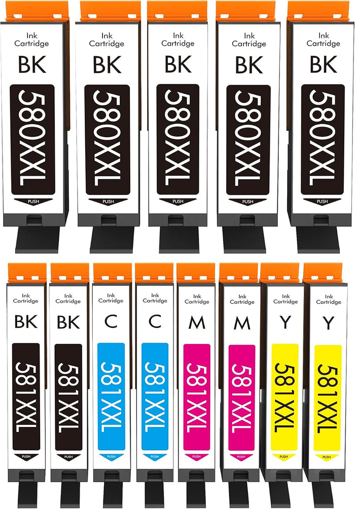 Cartuchos compatibles con Canon PGI-580XXL / CLI-581XXL