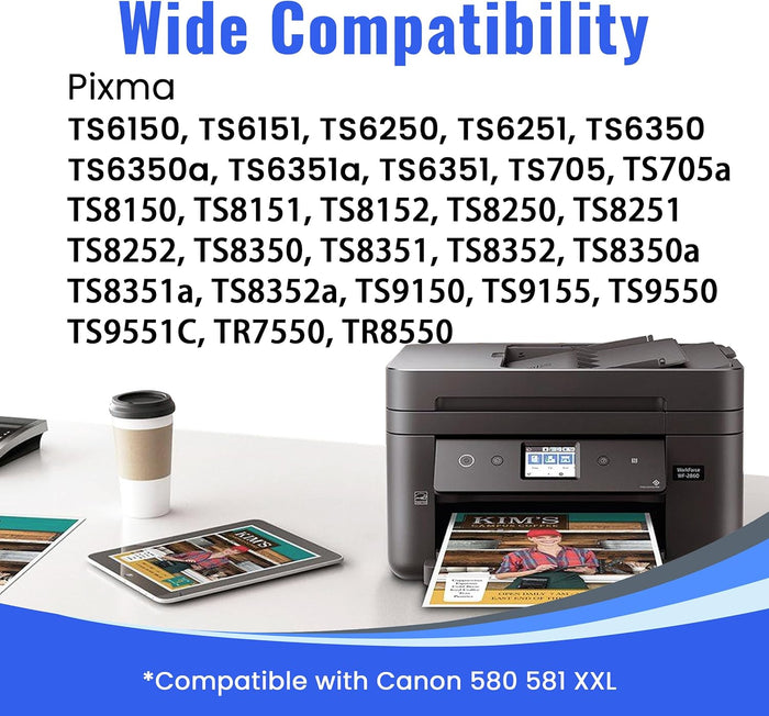 Cartuchos compatibles con Canon PGI-580XXL / CLI-581XXL