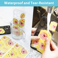 Vinilo adhesivo blanco A4 resistente al agua, 30 hojas