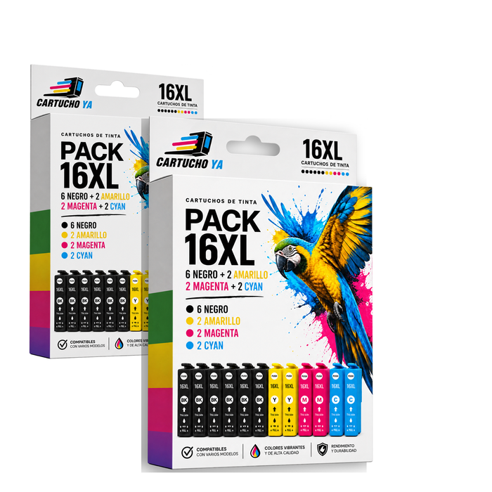 Cartuchos compatibles con Epson 16XL