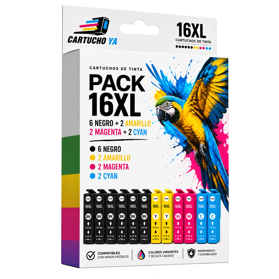 Cartuchos compatibles con Epson 16XL