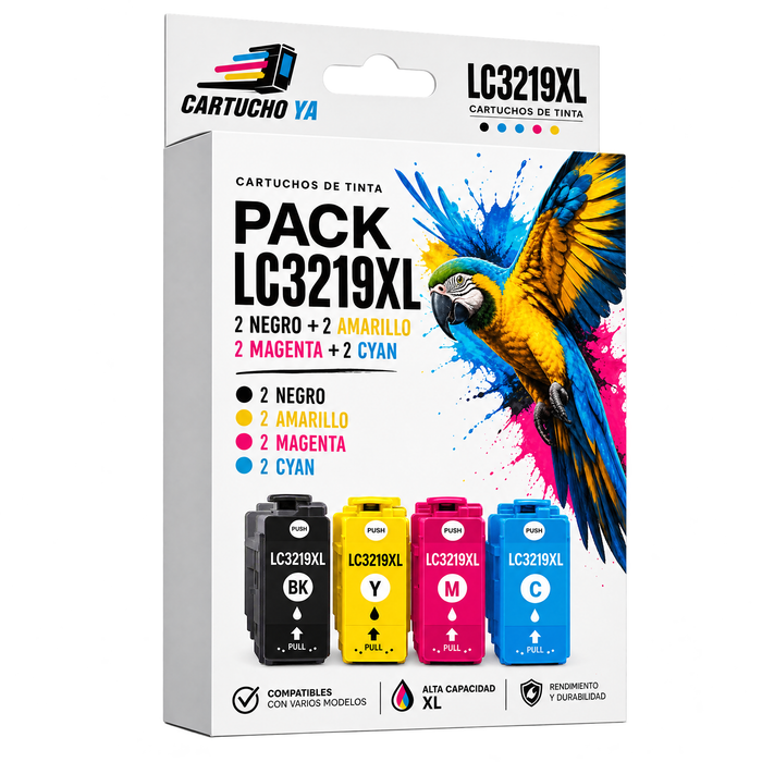 Cartuchos compatibles con Brother LC3219XL