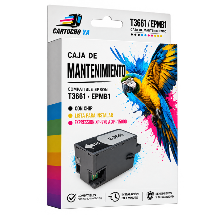 Caja de mantenimiento compatible Epson T3661 / EPMB1