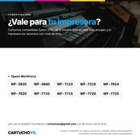 Impresoras compatibles con Epson 27XL