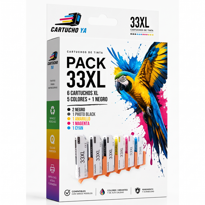 Cartuchos compatibles con Epson 33XL