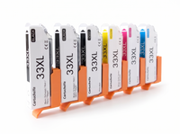 Cartuchos Epson 33XL en fila