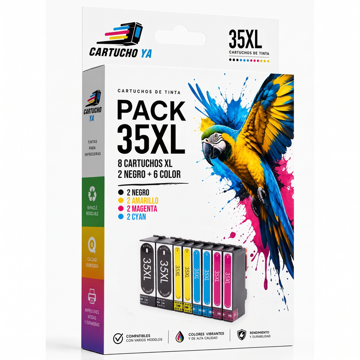 Cartuchos compatibles con Epson 35XL