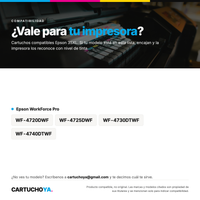 Impresoras compatibles con Epson 35XL