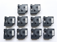 Pack 10 cintas: 10 cintas D1 de 12 mm vistas desde arriba