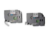 Pack 2 cintas: 2 cintas rotuladoras Brother P-touch compatibles de 12 mm CartuchoYa