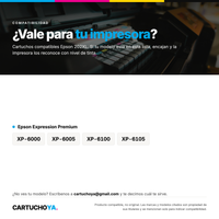 Impresoras compatibles con los cartuchos Epson 202XL