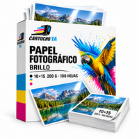 Pack Papel fotográfico 10x15 200 g · 100 hojas — CartuchoYa