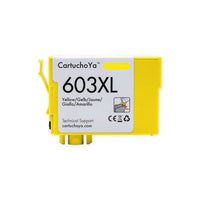 Pack 1 amarillo: 1 cartucho amarillo compatible Epson 603XL CartuchoYa